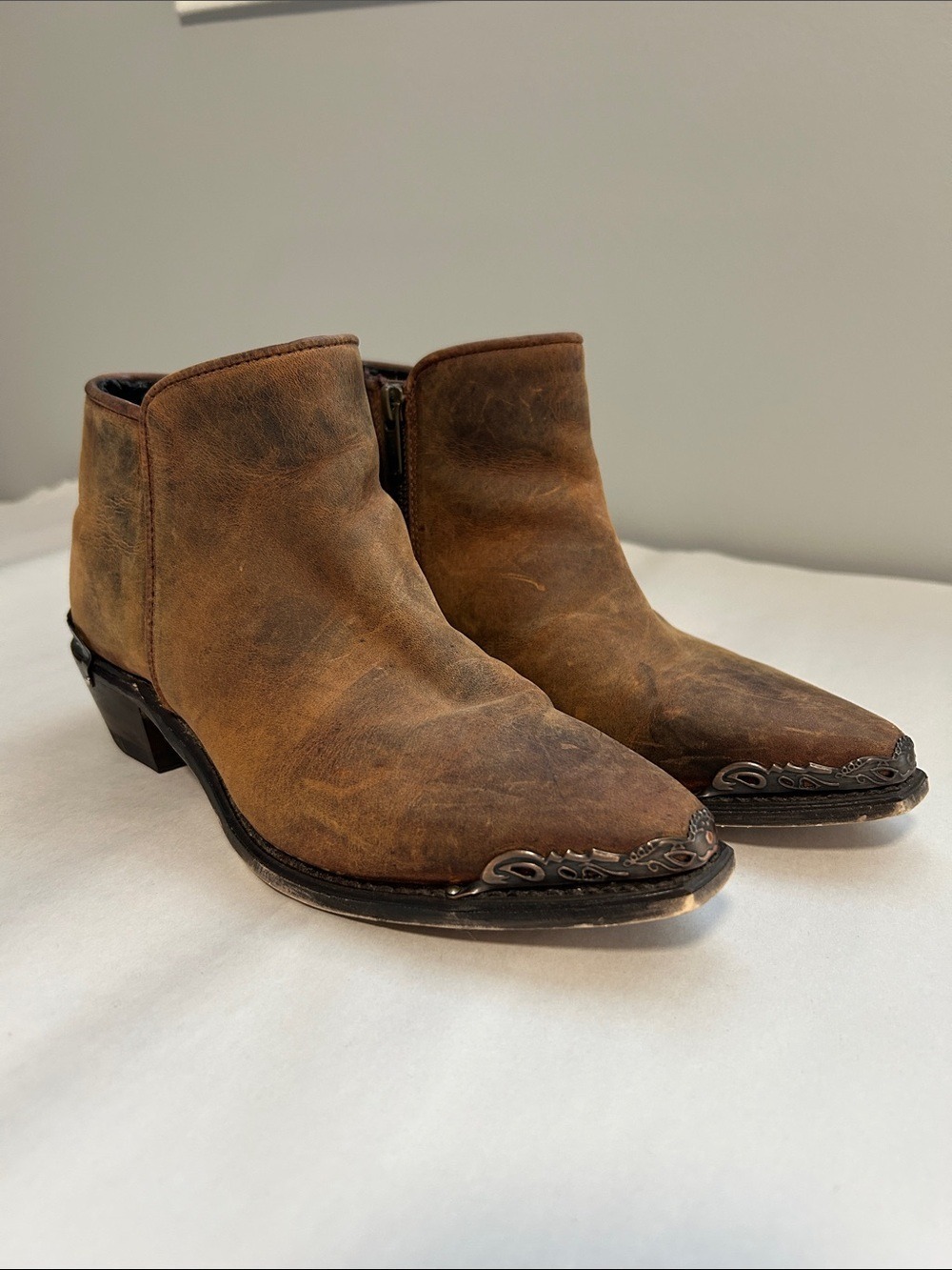 Western Coastal Cowgirl Boho Leather Booties